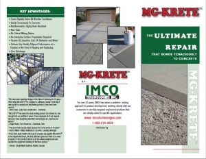 Concrete Repair Products - Concrete Maintenance Products - Concrete ...